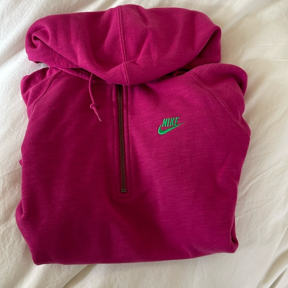 Nike hoodie half zip